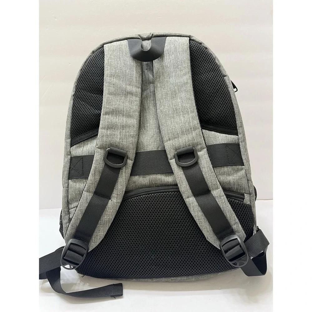 Matein Travel Laptop Backpack Gray Polyester USB Port New Lifetime Warranty